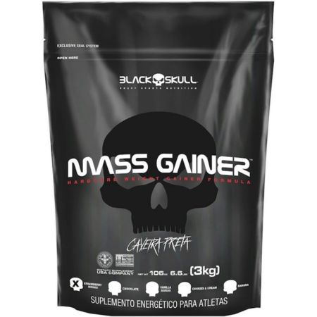 BLACK SKULL Hipercalórico Mass Gainer 3 kg - Refil